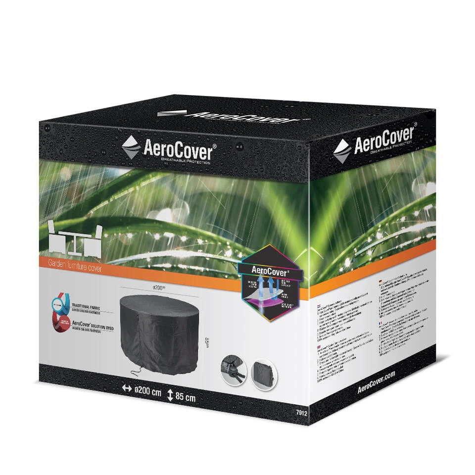 Ronde Tuinsethoes 200x85 Cm. - Aerocover 5 Ronde Tuinsethoes 200x85 Cm. - Aerocover - Afbeelding 3