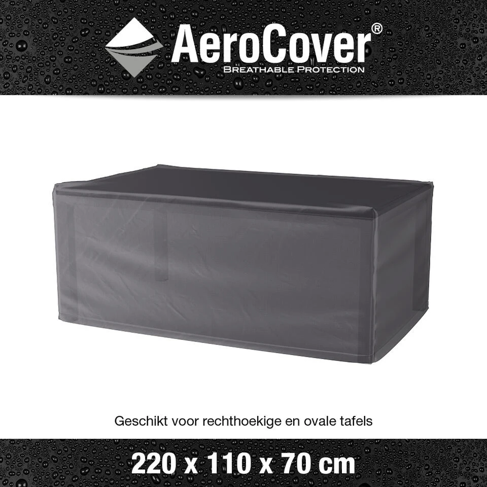 Aerocover Tuintafelhoes 220x110 Cm 4 Aerocover Tuintafelhoes 220x110 Cm - Afbeelding 2