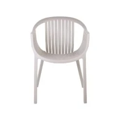 Beliani Eetkamerstoel NAPOLI - Beige Synthetisch Materiaal -Geselecteerde Tuinmeubelwinkel 1000086371 0104