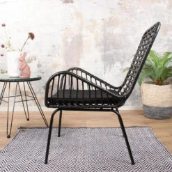 DS4U® Modo Rieten Lounge - Wicker - Zwart -Geselecteerde Tuinmeubelwinkel 1000088186 0102