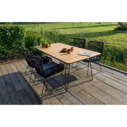 Exotan Tuintafel Slimm - Teak - Naturel - 75x180x100 -Geselecteerde Tuinmeubelwinkel 1000088986 0102