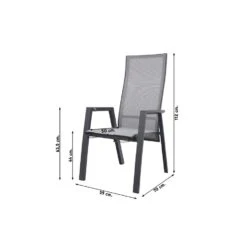 VDG Azoren Loungestoel Verstelbaar - Antraciet 7 VDG Azoren Loungestoel Verstelbaar - Antraciet -Geselecteerde Tuinmeubelwinkel 1000089053 0101