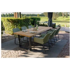 Exotan Fauteuil Buiten Plaza - Aluminium - Groen - Set Van 2 -Geselecteerde Tuinmeubelwinkel 1000090468 0102