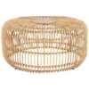 Beliani Salontafel RANDAZZO - Beige Rotan