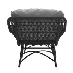 Garden Impressions Selene Loungestoel En Kent Bijzettafel - Zwart -Geselecteerde Tuinmeubelwinkel 1000091738 0102