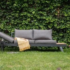 Arezzo Loungebank Polywood - Hout - Bruin -Geselecteerde Tuinmeubelwinkel 1000093876 0103