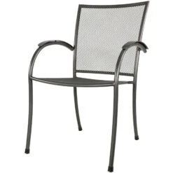 Tuinstoel Nordic - Metaal - Grijs