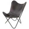 Buffalo Vlinderstoel - Leder - Zwart 2 Buffalo Vlinderstoel - Leder - Zwart -Geselecteerde Tuinmeubelwinkel 1000094337