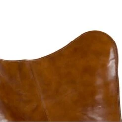 Buffalo Vlinderstoel Cognac - Leder - Bruin -Geselecteerde Tuinmeubelwinkel 1000094338 0103
