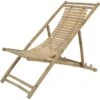 Levi Bamboe Strandstoel - Bamboe - Bruin -Geselecteerde Tuinmeubelwinkel 1000094345