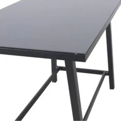 Rimini Bartafel Tuin - Glas - Zwart -Geselecteerde Tuinmeubelwinkel 1000094375 0102