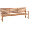 CLP Teakbank Halden 220 Cm 2 CLP Teakbank Halden 220 Cm -Geselecteerde Tuinmeubelwinkel 1000095888