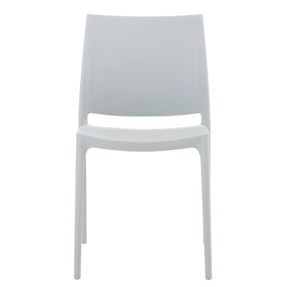 CLP Tuinstoel Maya Zilverkleurig 4 CLP Tuinstoel Maya Zilverkleurig - Afbeelding 2