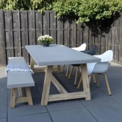 Tuintafel Judy 250x100cm - Grijs 7 Tuintafel Judy 250x100cm - Grijs -Geselecteerde Tuinmeubelwinkel 1000097888 0101