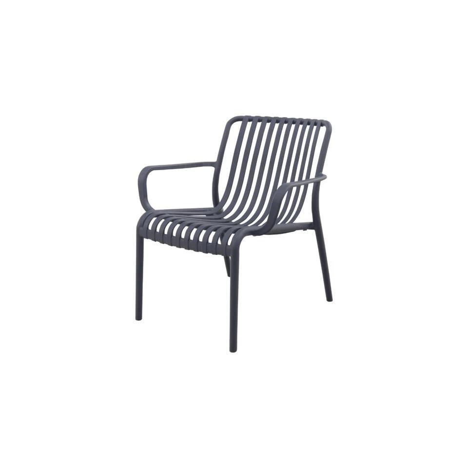 Stripe Loungestoel - Antraciet 3 Stripe Loungestoel - Antraciet