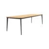 Vdgarde Premium Alaska Tuintafel - Teak/alu - Antraciet - 270x100 Cm -Geselecteerde Tuinmeubelwinkel 1000133598