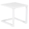Happy Garden Bijzettafel BARBADOS - Wit - Aluminium -Geselecteerde Tuinmeubelwinkel 1000142066