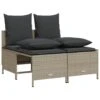 VidaXL - Loungeset - Grijs - Poly Rattan 1 VidaXL - Loungeset - Grijs - Poly Rattan -Geselecteerde Tuinmeubelwinkel 1000143631