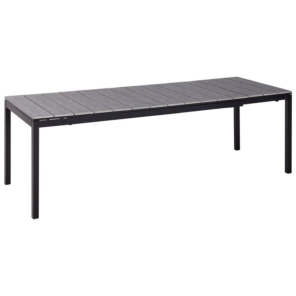 TOFANE - Eettafel Uitschuifbaar - Grijs - 198/248 X 90 - Aluminium 3 TOFANE - Eettafel Uitschuifbaar - Grijs - 198/248 X 90 - Aluminium
