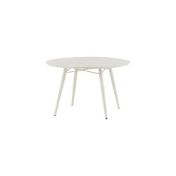 Fjôrd Tuintafel Beige Aluminium - 120x120x75cm - Lina