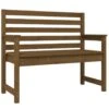 VidaXL - Tuinbank - Honingbruin - Grenenhout - 109 X 48 X 91.5 Cm -Geselecteerde Tuinmeubelwinkel 1000163400