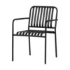 Lisomme Zahra Metalen Tuinstoel Zwart - Met Armleuningen -Geselecteerde Tuinmeubelwinkel 1000168353