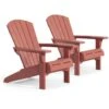 Keter Troy Adirondack Tuinstoel - 2 Stuks - 85x80x96,5cm – Terracotta -Geselecteerde Tuinmeubelwinkel 1000168737