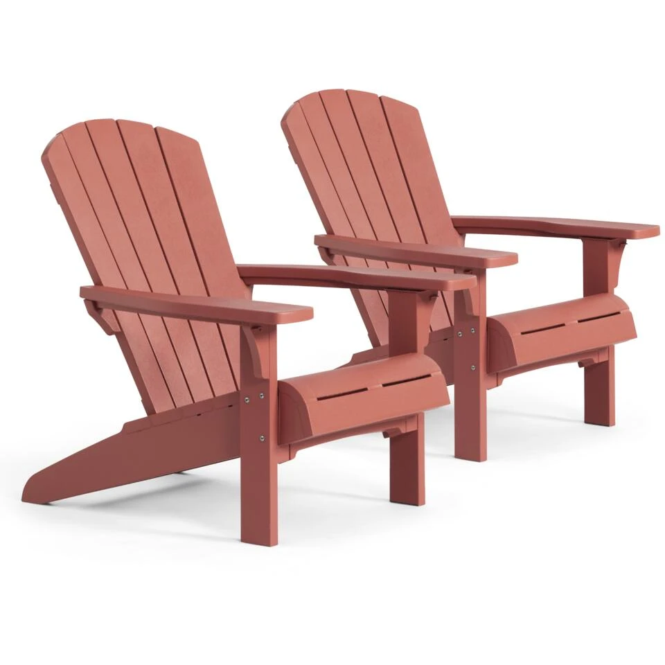 Keter Troy Adirondack Tuinstoel - 2 Stuks - 85x80x96,5cm – Terracotta 3 Keter Troy Adirondack Tuinstoel - 2 Stuks - 85x80x96,5cm – Terracotta