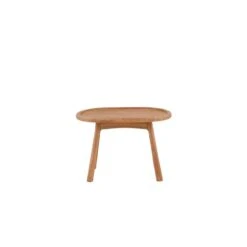 Svea - Deniz Ovale Bijzettafel - 40 X 60 Cm - Naturel