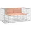 VidaXL - Tuintbank Schanskorfontwerp - Massief Douglashout - 143x71x65.5 Cm -Geselecteerde Tuinmeubelwinkel 1000173283