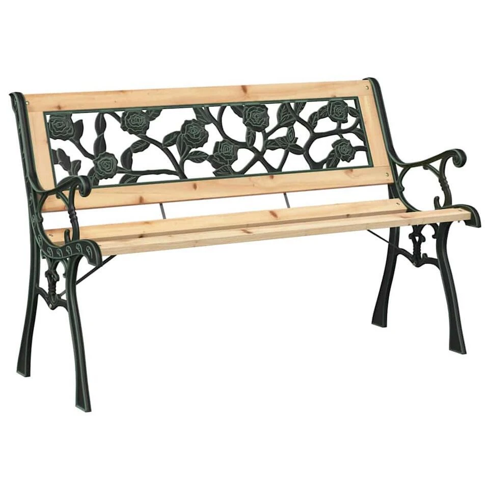VidaXL - Tuin Zitplaatsen - Bruin - Hout - 116 X 54 X 73cm 3 VidaXL - Tuin Zitplaatsen - Bruin - Hout - 116 X 54 X 73cm