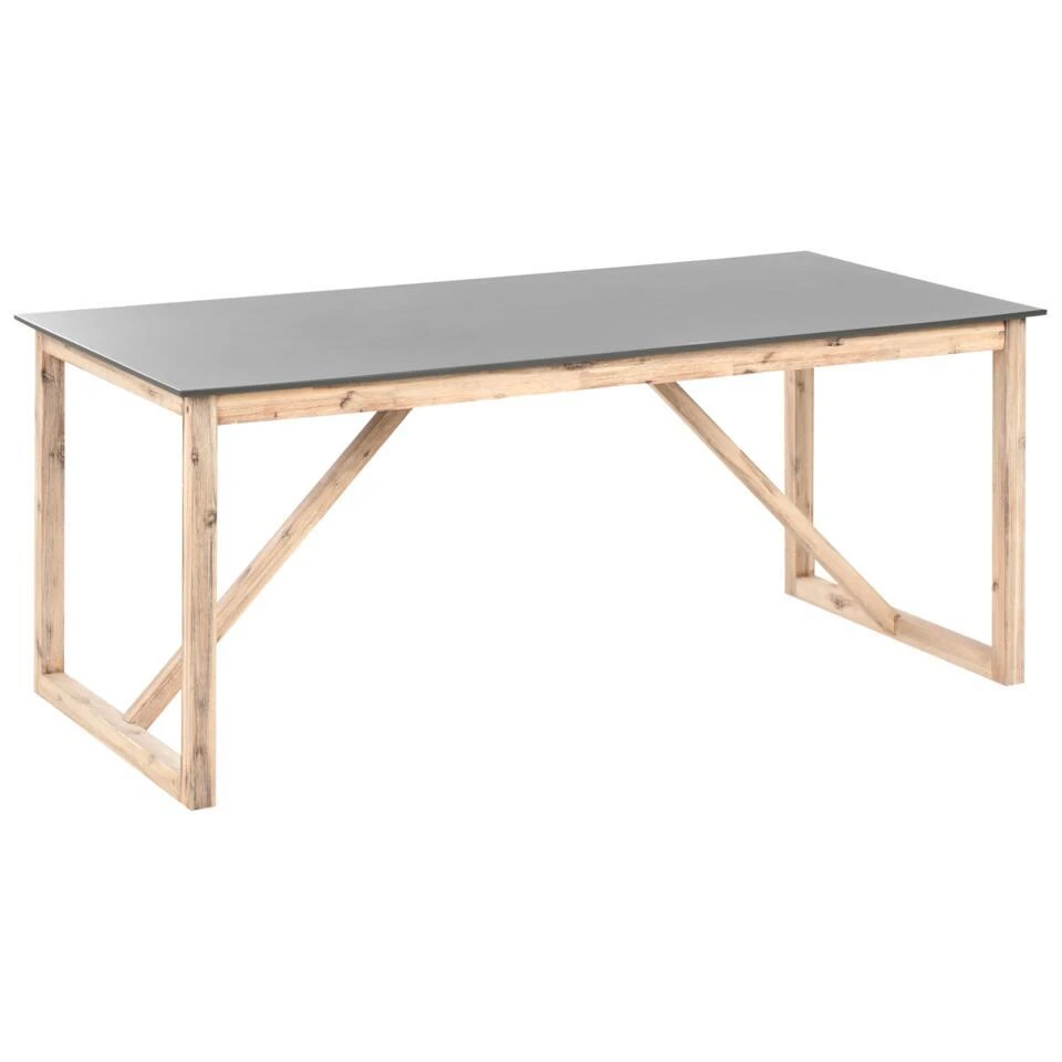 NOTTERI - Tuintafel - Grijs/Bruin - Beton 3 NOTTERI - Tuintafel - Grijs/Bruin - Beton