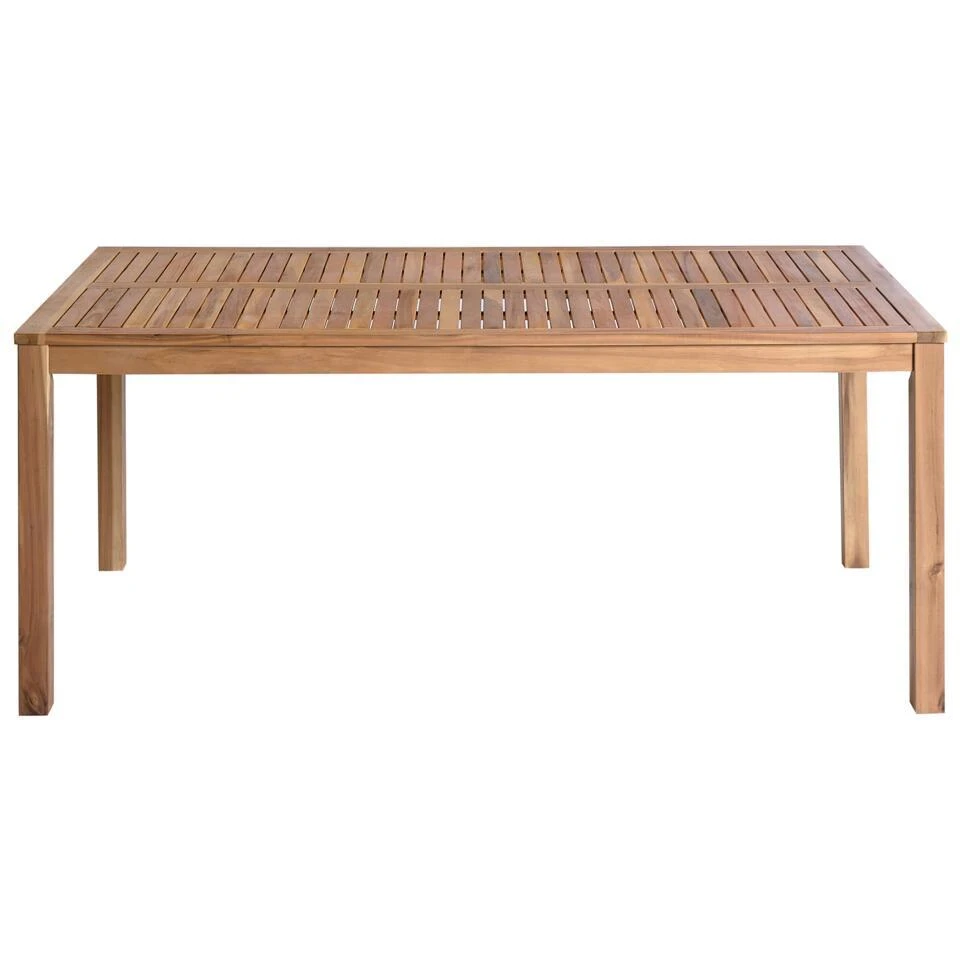 OMBRIANO - Tuintafel - Lichtbruin - 180 X 90 Cm - Acaciahout 7 OMBRIANO - Tuintafel - Lichtbruin - 180 X 90 Cm - Acaciahout - Afbeelding 5