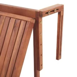 UDINE - Tuintafel - Donkere Houtkleur - 69 X 70 Cm - Acaciahout -Geselecteerde Tuinmeubelwinkel 10cc807471314dc19178b5d91c098a35