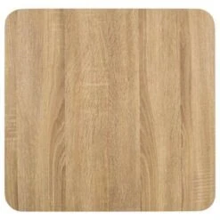 VidaXL Bistrotafel 50x50 Cm MDF Lichtbruin -Geselecteerde Tuinmeubelwinkel 1311612666 0103