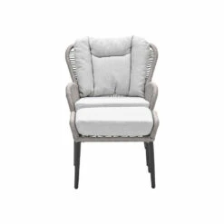 Andorra Fauteuil - Incl. Voetenbank - C. Black - Rope Taupe - Sand 25 Andorra Fauteuil - Incl. Voetenbank - C. Black - Rope Taupe - Sand -Geselecteerde Tuinmeubelwinkel 150c7e3d62a0433f800a06537628fc53