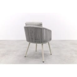 VDG Ohio Dining Chair Aluminium/rope - Mokka -Geselecteerde Tuinmeubelwinkel 17293eb2d2724682ac4ea768ef862475