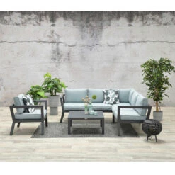 Garden Impressions San Luis Loungestoel - Mint Grijs -Geselecteerde Tuinmeubelwinkel 1945392173 0102