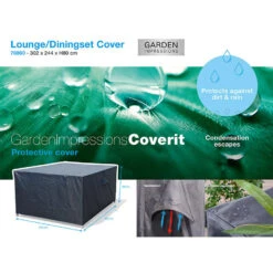 Garden Impressions Lounge Dining Hoes 302x244xH80 Cm -Geselecteerde Tuinmeubelwinkel 1969458747 0101