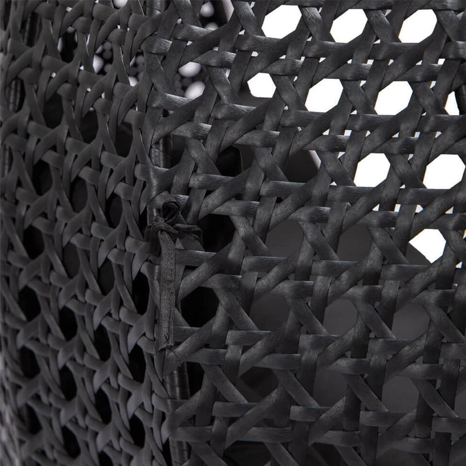 Merkloos HOME DELUXE Polyrotan Hangstoel TWIN Zwart Met Regenhoes 11 Merkloos HOME DELUXE Polyrotan Hangstoel TWIN Zwart Met Regenhoes - Afbeelding 9