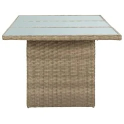 VidaXL - Tuintafel - Bruin - Glas En Poly Rattan - 200x100x74 Cm 10 VidaXL - Tuintafel - Bruin - Glas En Poly Rattan - 200x100x74 Cm -Geselecteerde Tuinmeubelwinkel 1c8d6708ae2c42b0bd80a1cd4d5ff957