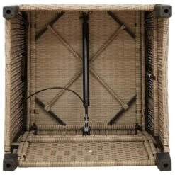 VidaXL - Verstelbare Tuinstoel Met Bijzettafel - Beige - Poly Rattan 23 VidaXL - Verstelbare Tuinstoel Met Bijzettafel - Beige - Poly Rattan -Geselecteerde Tuinmeubelwinkel 1c94b28e1b8e43e2b25371acf4177aba
