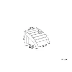 Beliani Voetenbankje ADIRONDACK - Lichte Houtkleur Kunsthout -Geselecteerde Tuinmeubelwinkel 1cb65d89849d4e14a3c2ea8858ffd361 3