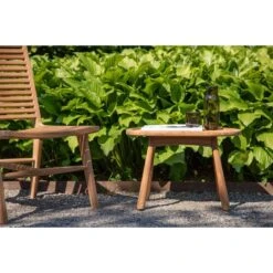 Svea - Deniz Ovale Bijzettafel - 40 X 60 Cm - Naturel -Geselecteerde Tuinmeubelwinkel 1cf42282455047c8abbfa3f848c329b4