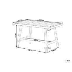FRATTE - Tuintafel - Wit - Aluminium -Geselecteerde Tuinmeubelwinkel 1cf56b1bd30448a38d1fe7ec1838ec52