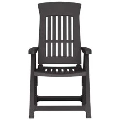 VidaXL - Verstelbare Tuinstoelen - Antraciet - Polypropyleen - 2 Stuks 19 VidaXL - Verstelbare Tuinstoelen - Antraciet - Polypropyleen - 2 Stuks -Geselecteerde Tuinmeubelwinkel 2230322961754ba1bd781b4067e9135b