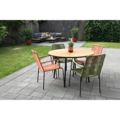 VDG Set Van 6 - Denver Rope Stapelbare Stoel - Terracotta -Geselecteerde Tuinmeubelwinkel 2291defbd59b45fbbcac7ec421b40091