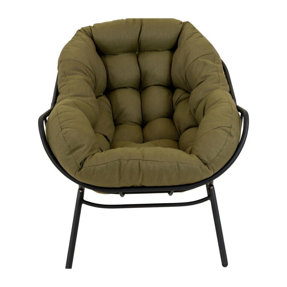 Les - Cozy Relax Stoel - Olijfgroen 4 Les - Cozy Relax Stoel - Olijfgroen - Afbeelding 2