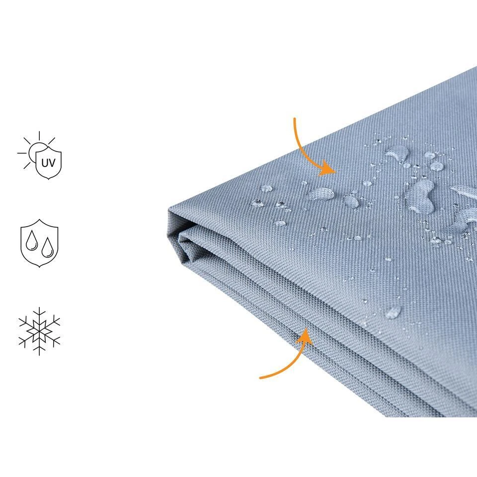 CHUVA - Beschermhoes Voor Tuinmeubelset MAESTRO - Grijs - Polyester 5 CHUVA - Beschermhoes Voor Tuinmeubelset MAESTRO - Grijs - Polyester - Afbeelding 3