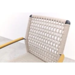 VDG Lumino Stapelbare Dining Tuinstoel - Light Rope / Teak Arm -Geselecteerde Tuinmeubelwinkel 234f9dd9f7a34f19b292018e4e24adf8